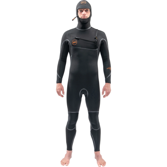 Гидрокостюм DAKINE MEN'S CYCLONE CHEST ZIP HOODED 5/4mm Black, размер XLS DK22M54HCZ (0604565591104)