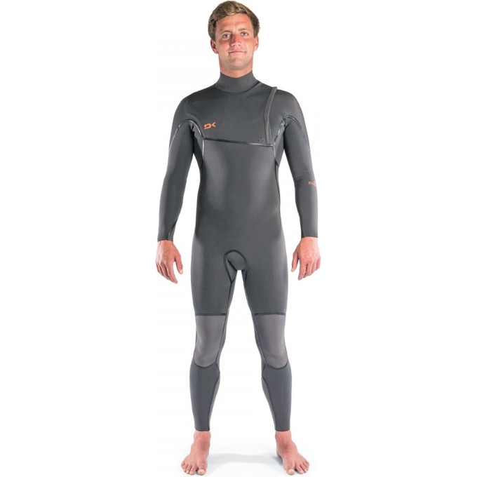 Гидрокостюм DAKINE MENS CYCLONE Z/F FULL SUIT 3/2 Graphite/Orange, размер S DK01M32CC1 (0604565771605)