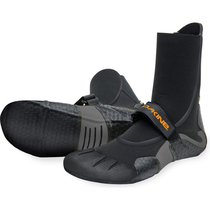 Гидротапки DAKINE UNISEX CYCLONE ROUND TOE BOOT 7/5MM BLACK Размер 5 DK21U7RTB (0604565437860)
