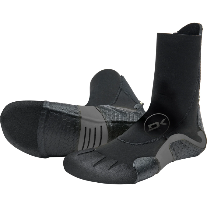 Гидротапки DAKINE UNISEX QUANTUM ROUND TOE BOOT 5mm Black, размер 11 DK22U5QRTB (0604565452818)
