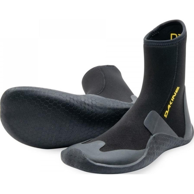 Гидротапки DAKINE UNISEX RT BOOT 5MM BLACK Размер 8 DK22U5RB (0604565452962)